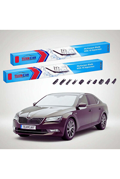 TEAMCAR Skoda Superb 3V3 2015-prezent Lame ștergătoare |   Set plat frontal –...