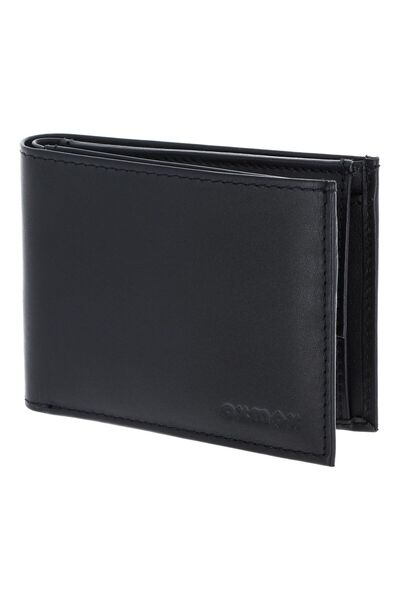 oxmox Leather Geldbörse RFID Schutz Leder 11 cm