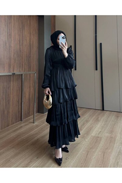 elisaduru Layered Hijab Dress