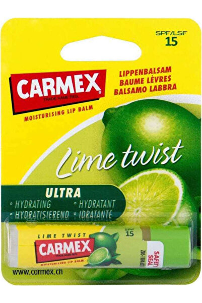 Carmex Υπέρ-ενυδατικό Βάλσαμο Χειλιών SPF 15 με άρωμα Λάιμ 4.25 γρ.