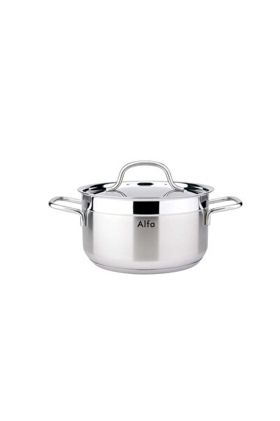 Alpha Stainless Steel Cooking Pot 6.3 Liters 24 x 12 cm 24 AL 20