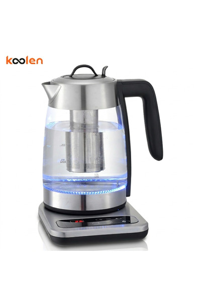 Koolen 1.8L Glass Tea Maker Electric Kettle 2200W Stainless Steel Tea Brewer ...