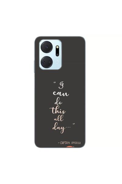 OEM Husa compatibila cu Honor X7a Silicon Gel Tpu Model Mesaj I Can Do This A...