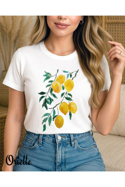 Orielle Tricou Ramură de Lămâie