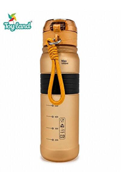 TOY LAND Portable Sports Water Bottle with Wrist Strap – Leakproof Reusable B...