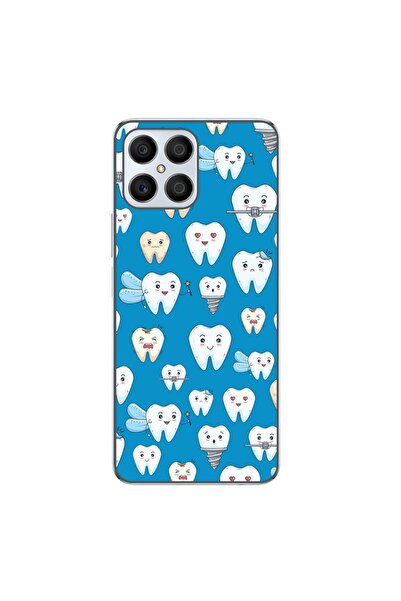 OEM Husa compatibila cu Honor X8 Silicon Gel Tpu Model Dentist Pattern
