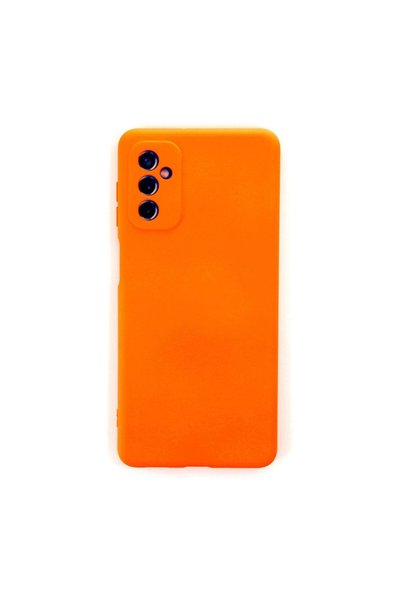 OEM Samsung Galaxy M52 5g Case Nano Velvet Silicone Inside - Orange