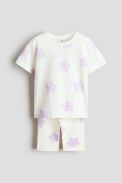 H&M 2 Parçalı Pamuklu Jarse Set