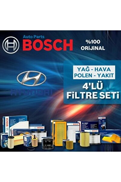 Bosch Hyundai i20 1.4 Crdi Filtre Bakım Seti 2009-2013 4NP