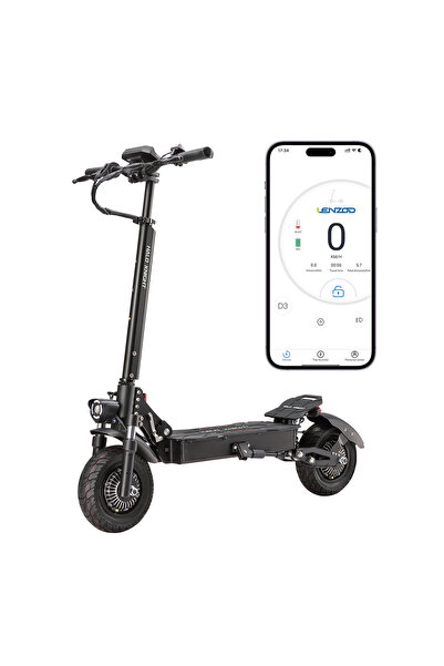 HALO KNIGHT T104 electric scooter 1200W*2 65km/h 52V 21Ah dual suspension 10 ...