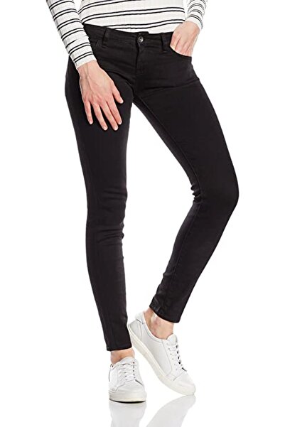 Vans Pantaloni skinny negri cu talie mid-rise
