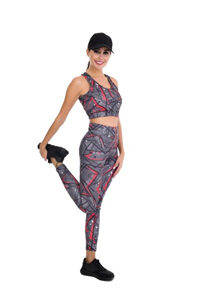 Lady Lingerie Set sportiv pentru femei cu colanți și pantaloni scurți (Fitness)