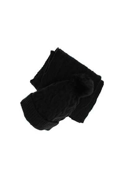 ButicCochet Set căciulă și fular, pentru copii, tricotat, Buticcochet, 70% vi...