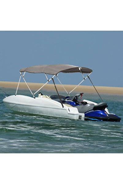 vidaxl Parasolar Bimini 4 arcuri, pereți laterali 243x(170-182)x137 cm