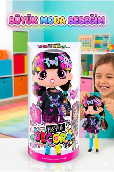 Tıfıl Toys Fashion Decora Girlz Sürpriz Aksesuarlı Eklem Bükülebilir Oyuncak ...