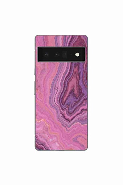 OEM Husa compatibila cu Google Pixel 6 Pro Silicon Gel Tpu Model Pink Quartz ...