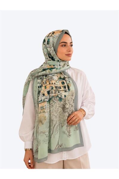 emipek Florenza Desen Soft Şal - Mint