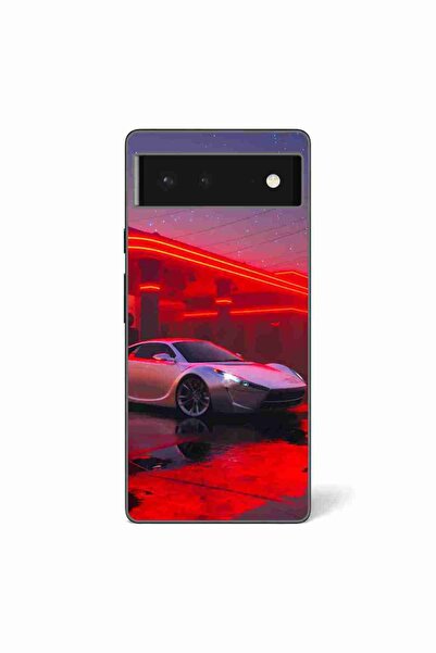 OEM Husa compatibila cu Google Pixel 6 Silicon Gel Tpu Model Future Car