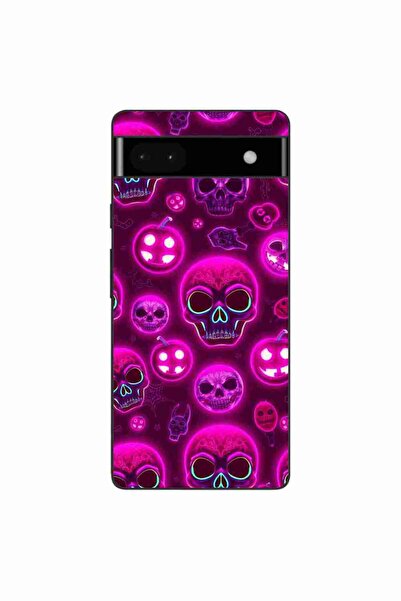 OEM Husa compatibila cu Google Pixel 6A Silicon Gel Tpu Model Cyberpunk Hallo...