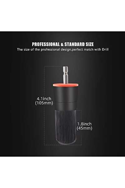 Yıldızan Nzr Beautestore Spta Drill Brush Attachment, 5 Pcs Mixed Hair Drill ...