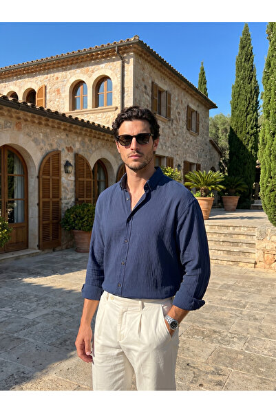 LUMAST Men's Premium Oversize Shirt - Alaçatı Rüzgarı