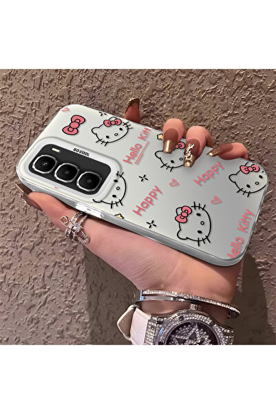 ARTISHELL Infinix Hot 60 5G Uyumlu, çizgi film-anime kedi desenli şok korumal...