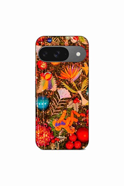 OEM Husa compatibila cu Google Pixel 9 Pro Silicon Gel Tpu Model Craciun Deco...