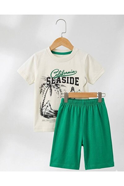 Milanlı Kids Boy's Cotton Summer Set (Top and Bottom)