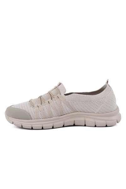 KİNG PAOLO 5223 Women's Anatomical Walking Shoes-Beige