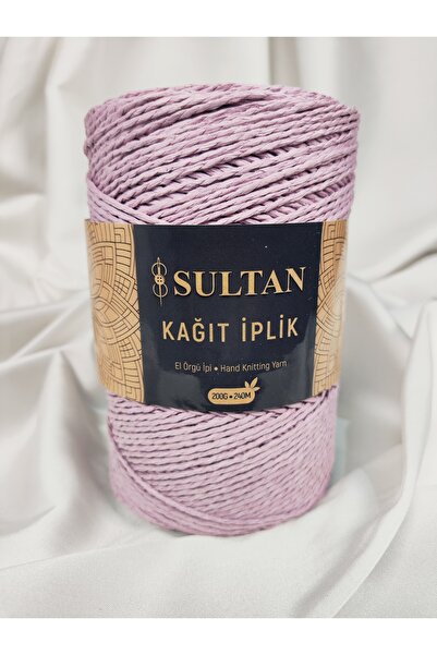 Sultan Ață de hârtie pentru tricotat manual 200gr.-240mt. (1 bucată) - Culoar...