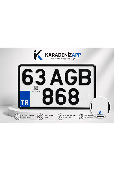 karadenizapppleksi Motor Plaka (Kodlu)