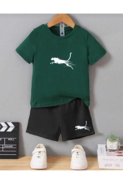 NC Nicee Clothes Tricou și pantaloni scurți de vară pentru copii, unisex (imp...