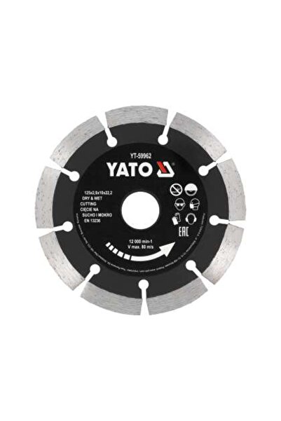 yato Disc diamantat segmentat, 125X22.2X2Mm