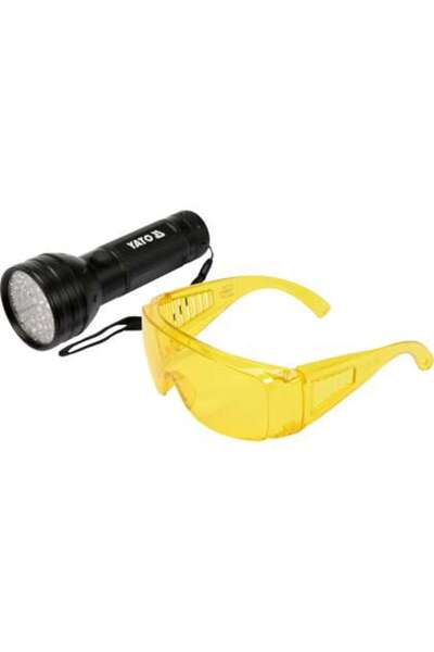 yato Kit Lanternă Led Uv + Ochelari