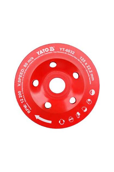 yato Disc Cupă Diamantat Pentru Șlefuit 125X22Mm