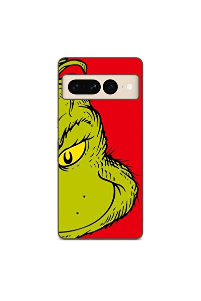 OEM Husa compatibila cu Google Pixel 7 Pro Silicon Gel Tpu Model Craciun Grin...