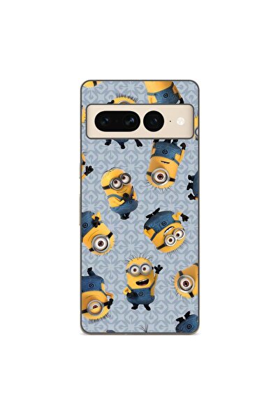 OEM Husa compatibila cu Google Pixel 7 Pro Silicon Gel Tpu Model Pattern Minioni