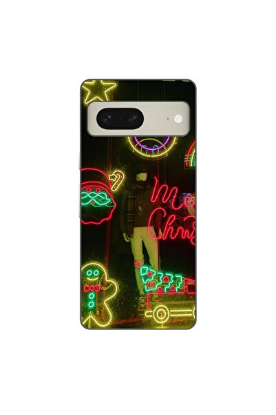 OEM Husa compatibila cu Google Pixel 7 Silicon Gel Tpu Model Craciun Vitrina ...