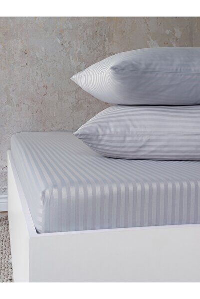 PAMUKCUM Cotton Satin Elastic Sheet Set Single/Double/King Size