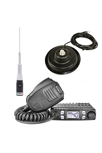 Avanti CB Radio Station Package Micro, CB Antenna H e r m e s, Magnetic Base ...