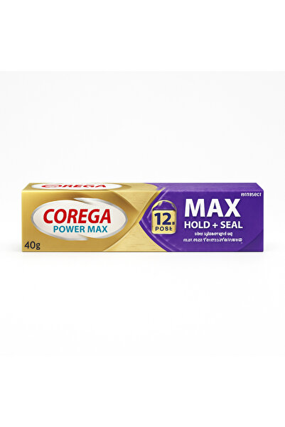 Corega كوريغا باور ماكس هولد + سيل 40 غرام | POWER MAX HOLD + SEAL 40 G
