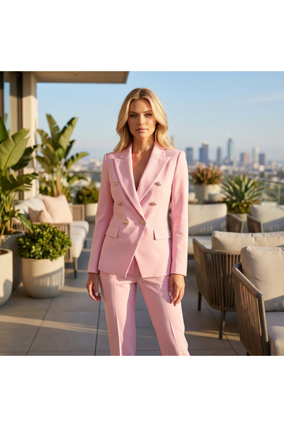 OEM Compleu Dama Elegant Nasturi Aurii – Marimi S M L XL