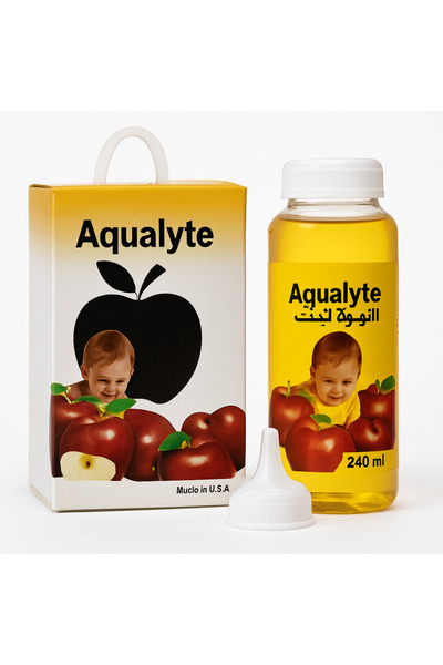 AQUALYTE محلول أكوالايت بنكهة التفاح 240 مل | Apple Solution 240ml