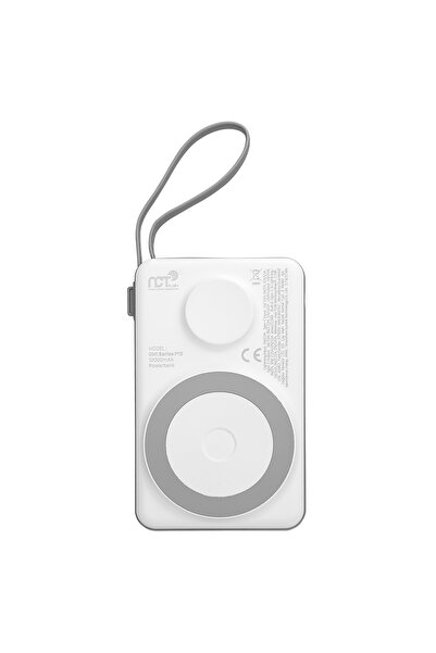 nct plus OMI Series P10 10000mAh PD20W + QC3.0 18W 15W Magsafe + Watch Beyaz ...