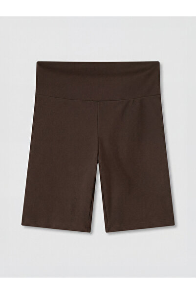 LC Waikiki Nevavm Women's Shorts Leggings with Elastic Waist with Difference ...