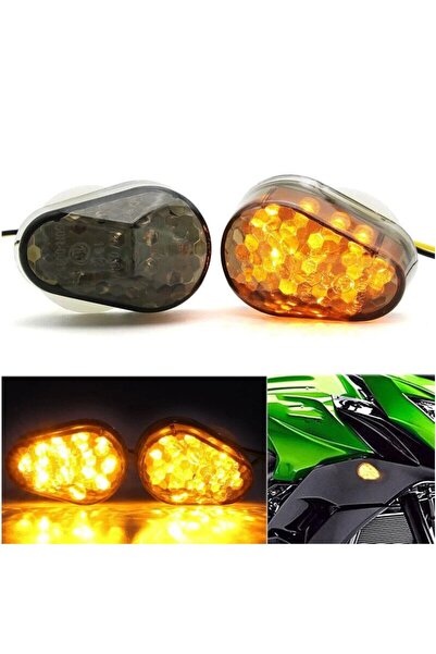 EVO MOTORS Semnalizari LED incorporabile fumurii Kawasaki ZX6R ZX9R ZX7R ZZR ...