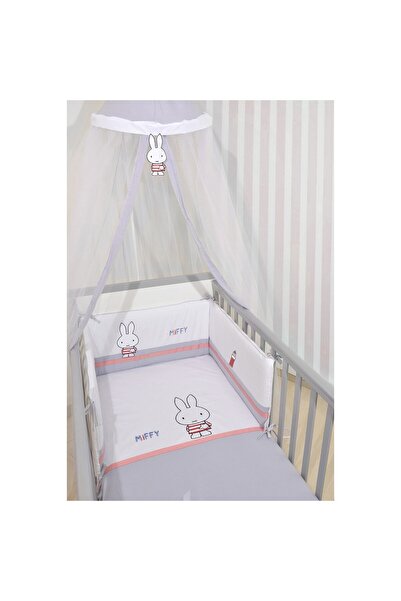 Baby Oliver Miffy Des 65 Σετ Προίκας 3 τεμ Μουσελίνα Γκρι