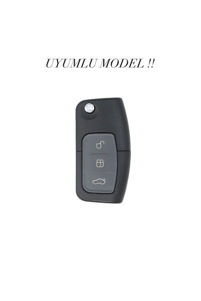 keymatik Ford Focus Fiesta Connect 2004 Switchblade Black Auto Key Control Container Case