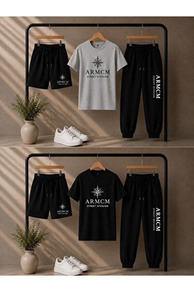 armicem ARMCM Unisex komplet od 2 delova sa printom: šorts i trenirka | 6 kom...