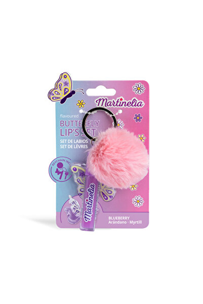 Martinelia World Butterfly Kız Çocuklu Poponlu Dudak Parlatıcısı Yabanmersini
